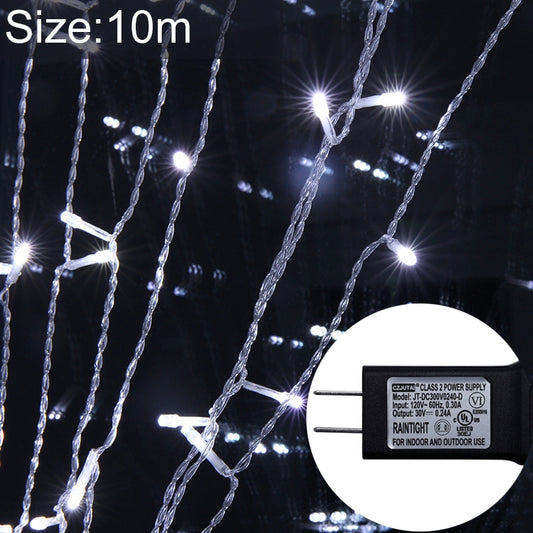 100 LEDs Fairy String Decorative Light with End Joint & 8 Model Functions, US Plug, 10m Warm White, 10m Colorful Light, 10m White Light