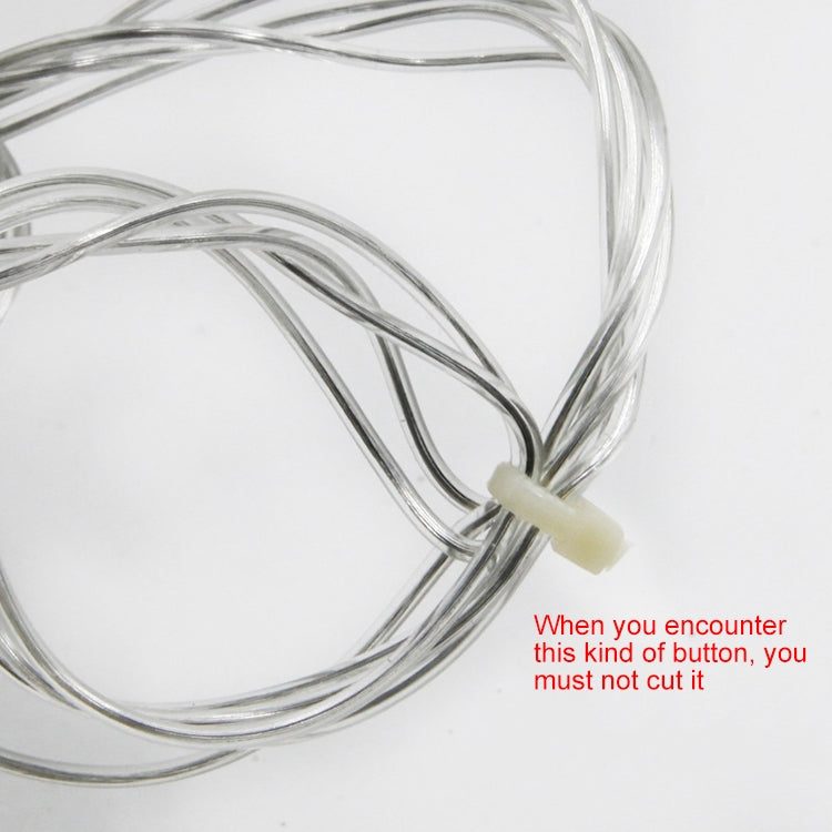 100 LEDs Fairy String Decorative Light with End Joint & 8 Model Functions, US Plug, 10m Warm White, 10m Colorful Light, 10m White Light