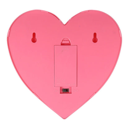 2 x AA Batteries Powered Party Festival Table Wedding Lamp Night Light, Heart(Pink)