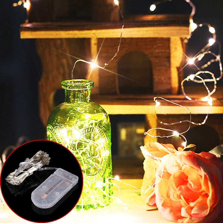 20 LEDs SMD 0603 IP65 Waterproof CR2032 Button Batteries, 2m Red Light, 2m White Light, 2m Warm White, 2m Blue Light, 2m Green Light