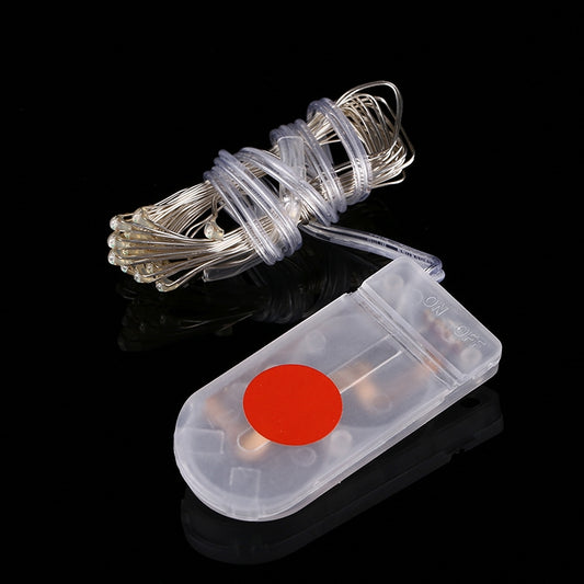 20 LEDs SMD 0603 IP65 Waterproof CR2032 Button Batteries, 2m Red Light, 2m White Light, 2m Warm White, 2m Blue Light, 2m Green Light