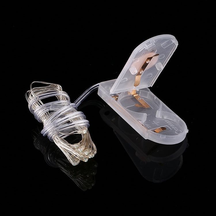 20 LEDs SMD 0603 IP65 Waterproof CR2032 Button Batteries, 2m Red Light, 2m White Light, 2m Warm White, 2m Blue Light, 2m Green Light