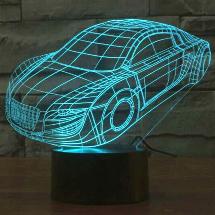 7 Color Discoloration Creative Visual Stereo Lamp Desk Lamp Night Light, Car Style