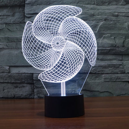 7 Color Discoloration Creative Visual Stereo Lamp Desk Lamp Night Light