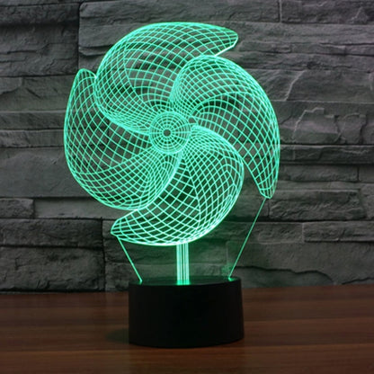 7 Color Discoloration Creative Visual Stereo Lamp Desk Lamp Night Light