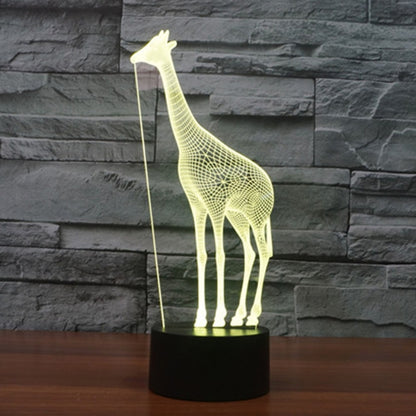 7 Color Discoloration Creative Visual Stereo Lamp Desk Lamp Night Light, Giraffe Style