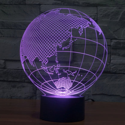 7 Color Discoloration Creative Visual Stereo Lamp Desk Lamp Night Light, Asia Style