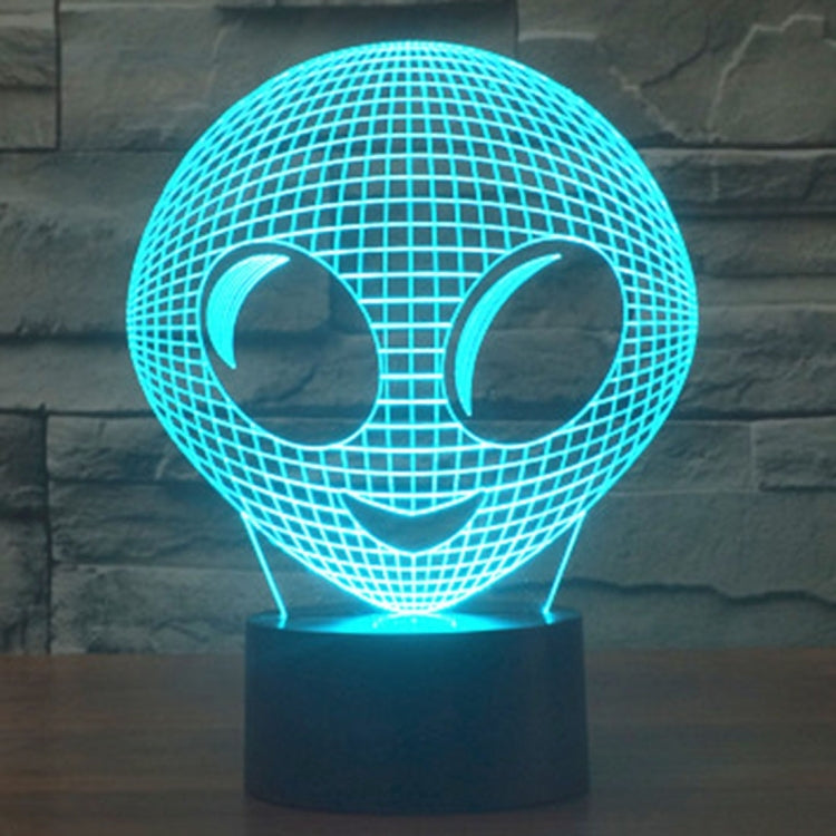 7 Color Discoloration Creative Visual Stereo Lamp Desk Lamp Night Light, Alien Style