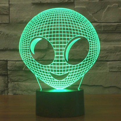 7 Color Discoloration Creative Visual Stereo Lamp Desk Lamp Night Light, Alien Style