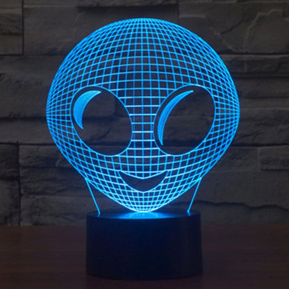 7 Color Discoloration Creative Visual Stereo Lamp Desk Lamp Night Light, Alien Style