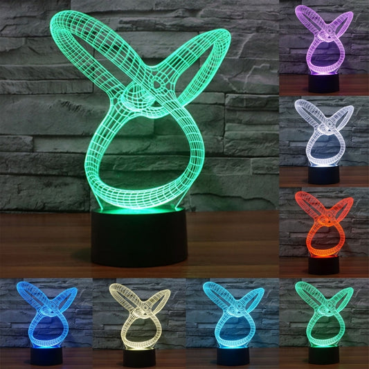 7 Color Discoloration Creative Visual Stereo Lamp Desk Lamp Night Light, Abstract Style Model 2