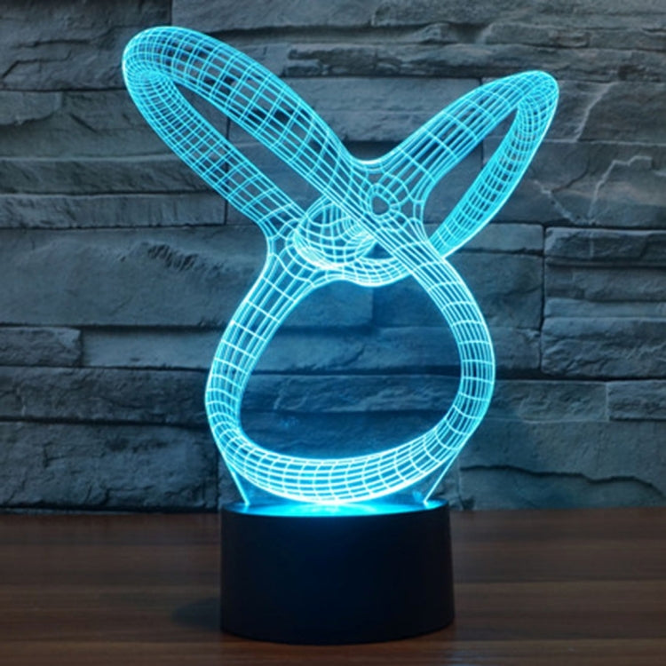 7 Color Discoloration Creative Visual Stereo Lamp Desk Lamp Night Light, Abstract Style Model 2