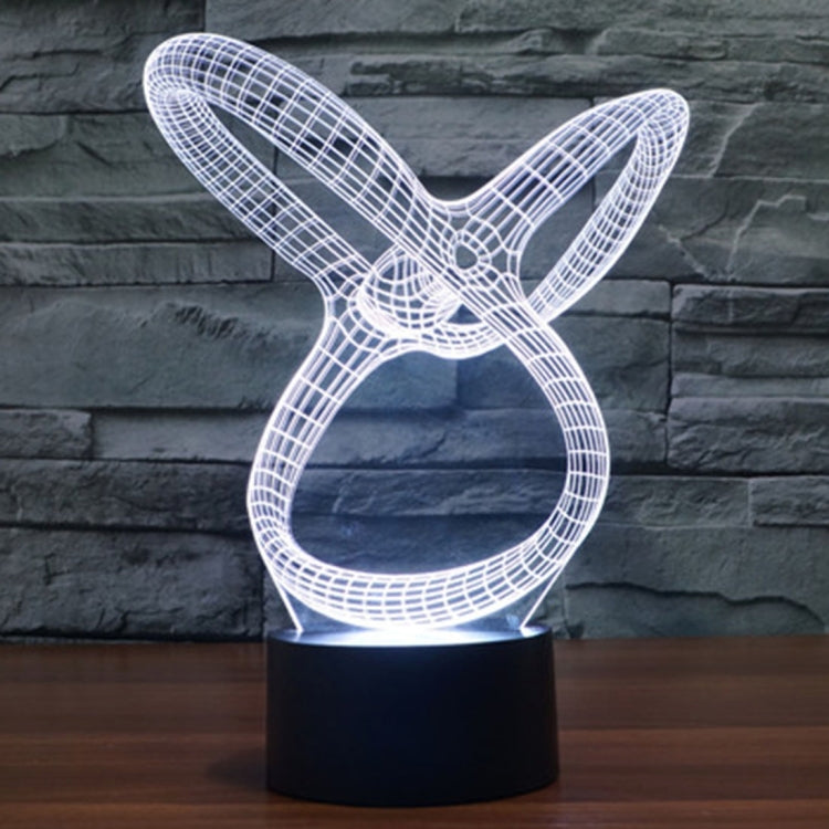 7 Color Discoloration Creative Visual Stereo Lamp Desk Lamp Night Light, Abstract Style Model 2