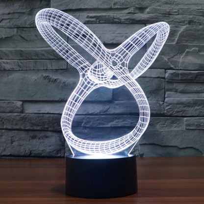7 Color Discoloration Creative Visual Stereo Lamp Desk Lamp Night Light, Abstract Style Model 2
