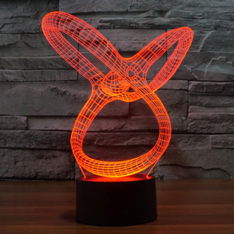 7 Color Discoloration Creative Visual Stereo Lamp Desk Lamp Night Light, Abstract Style Model 2