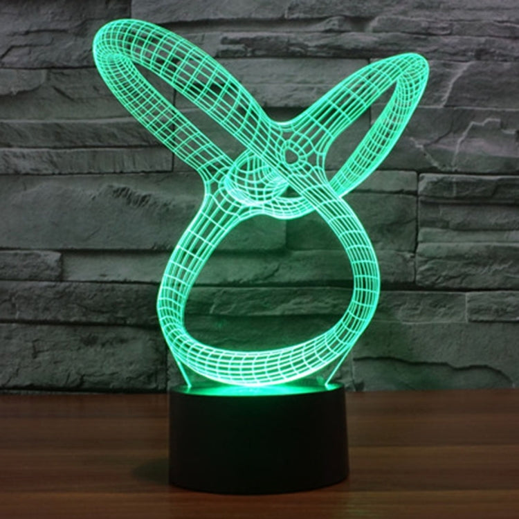 7 Color Discoloration Creative Visual Stereo Lamp Desk Lamp Night Light, Abstract Style Model 2