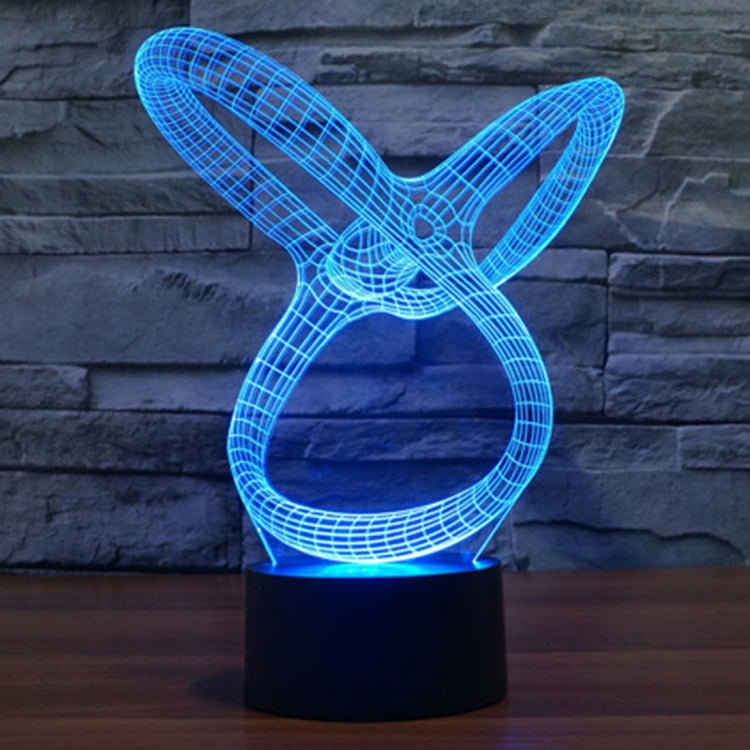 7 Color Discoloration Creative Visual Stereo Lamp Desk Lamp Night Light, Abstract Style Model 2