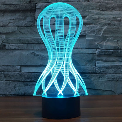 7 Color Discoloration Creative Visual Stereo Lamp Desk Lamp Night Light, Acaleph Style