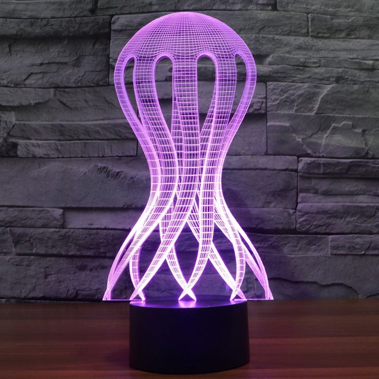 7 Color Discoloration Creative Visual Stereo Lamp Desk Lamp Night Light, Acaleph Style