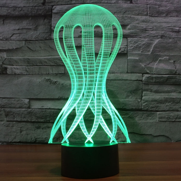 7 Color Discoloration Creative Visual Stereo Lamp Desk Lamp Night Light, Acaleph Style