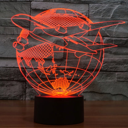 7 Colour Discoloration Creative Visual Stereo Lamp Desk Lamp Night Light, Fly out of Asia Style