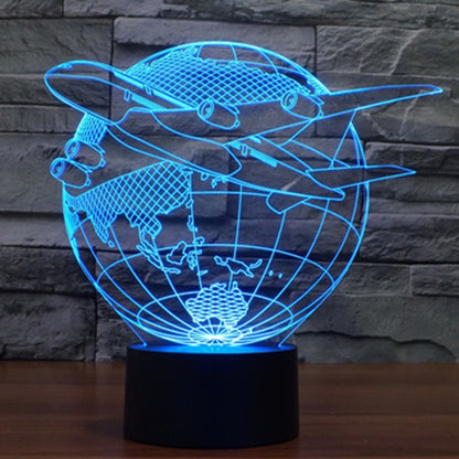 7 Colour Discoloration Creative Visual Stereo Lamp Desk Lamp Night Light, Fly out of Asia Style