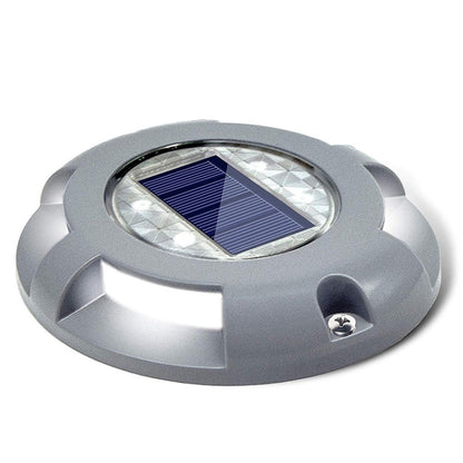 مصباح أرضي LED يعمل بالطاقة الشمسية ومدمج، مقاوم للماء IP68، مصباح حديقة خارجي