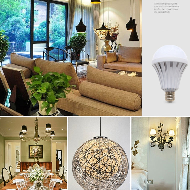 24 LEDs 1080 LM 6000-6500K LED Intelligent Emergency Ball Steep Lights, AC 85-265V, 12W