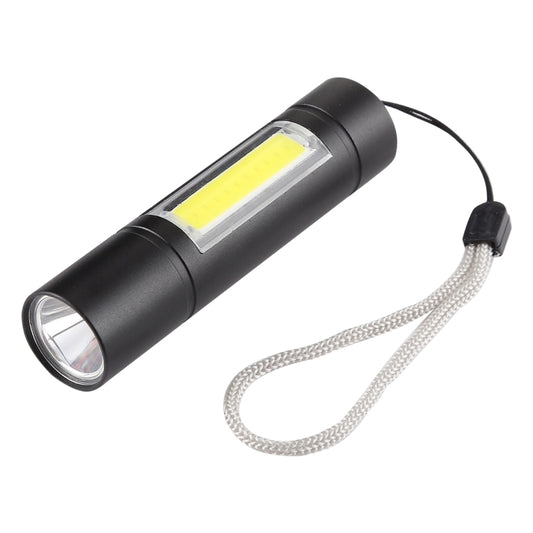 مصباح يدوي A1 USB مقاوم للماء بتركيز ثابت XPE + COB مع 3 أوضاع وصندوق تخزين، A1