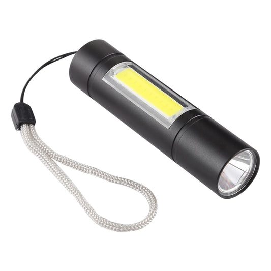 مصباح يدوي A1 USB مقاوم للماء بتركيز ثابت XPE + COB مع 3 أوضاع وصندوق تخزين، A1