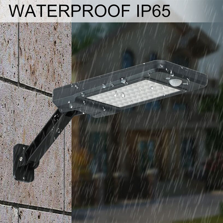 12 واط 56 مصباح LED SMD 2835 للمنزل الخارجي IP65 مقاوم للماء مع جهاز تحكم عن بعد يعمل بالطاقة الشمسية ومصباح مستشعر لجسم الإنسان