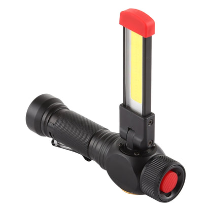 مصباح عمل LED قوي مقاوم للماء T6 + COB IPX6 بقدرة 10 وات 800 لومن مع شحن USB و5 أوضاع