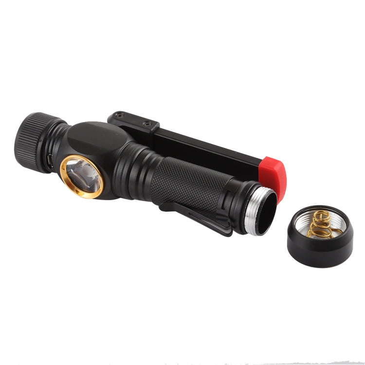 مصباح عمل LED قوي مقاوم للماء T6 + COB IPX6 بقدرة 10 وات 800 لومن مع شحن USB و5 أوضاع