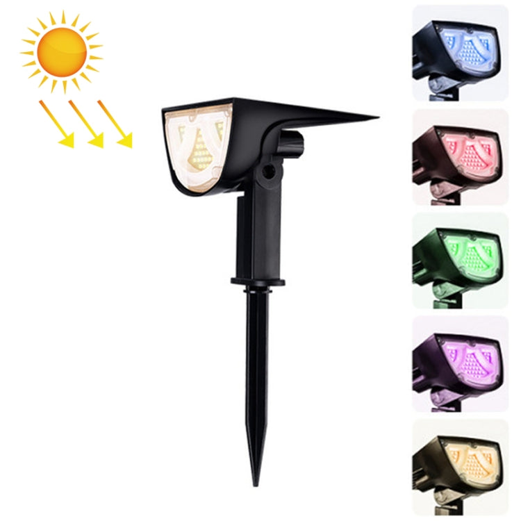 مصباح إسقاط يعمل بالطاقة الشمسية خارجي مقاوم للماء IP65 LED للمناظر الطبيعية والحديقة مصباح أرضي مزخرف