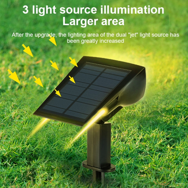 مصباح إسقاط يعمل بالطاقة الشمسية خارجي مقاوم للماء IP65 LED للمناظر الطبيعية والحديقة مصباح أرضي مزخرف