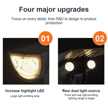مصباح إسقاط يعمل بالطاقة الشمسية خارجي مقاوم للماء IP65 LED للمناظر الطبيعية والحديقة مصباح أرضي مزخرف