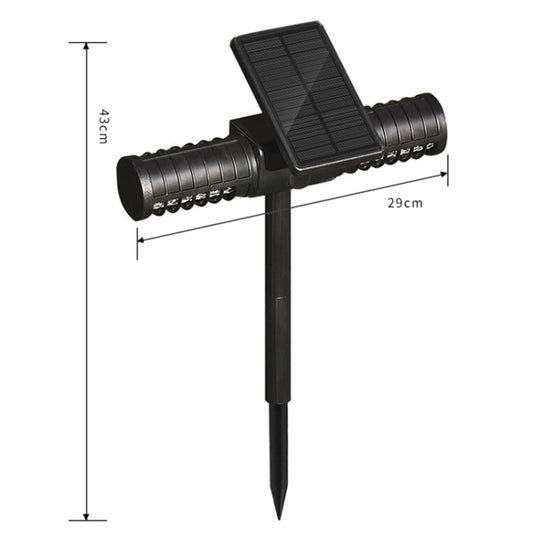 مصباح SZ-16008 يعمل بالطاقة الشمسية لقتل البعوض في الهواء الطلق IP65 مقاوم للماء LED للمناظر الطبيعية والحديقة ومقبس أرضي ومصيدة البعوض ومصباح حديقة مزخرف
