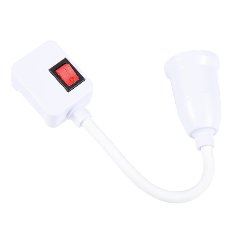 E27 Bulb Holder Flexible Extension Converter with Switch, US Plug, US Plug