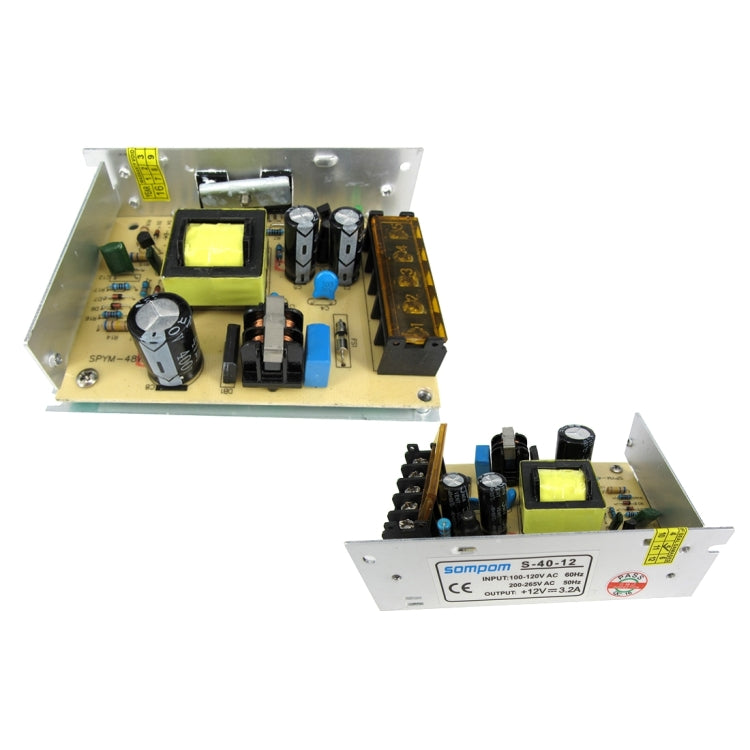 SOMPOM S-25-5 25W 5V 5A Switching Driver LED Light Strip Display Screen Lighting Monitor Power Supply, 25W 5V/5A