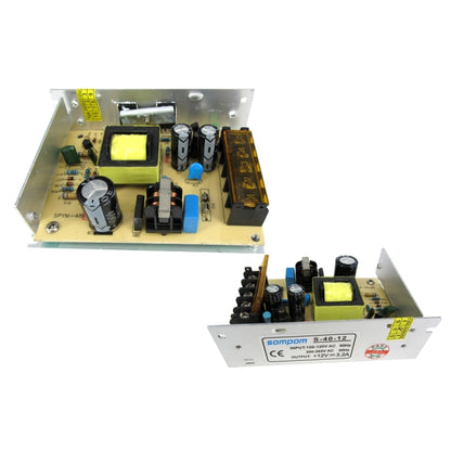 SOMPOM S-25-5 25W 5V 5A Switching Driver LED Light Strip Display Screen Lighting Monitor Power Supply, 25W 5V/5A