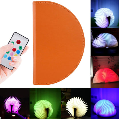 Creative Portable USB Charging Semicircle Night Light with Remote Control, Semicircle (Blue), Semicircle (Brown)