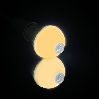 E27 5W 12 LEDs SMD 5730 300LM Infrared Motion Sensor LED Light Bulb, Sensor Distance: 4-6m, AC 220V, E27 5W Warm White, E27 5W White Light