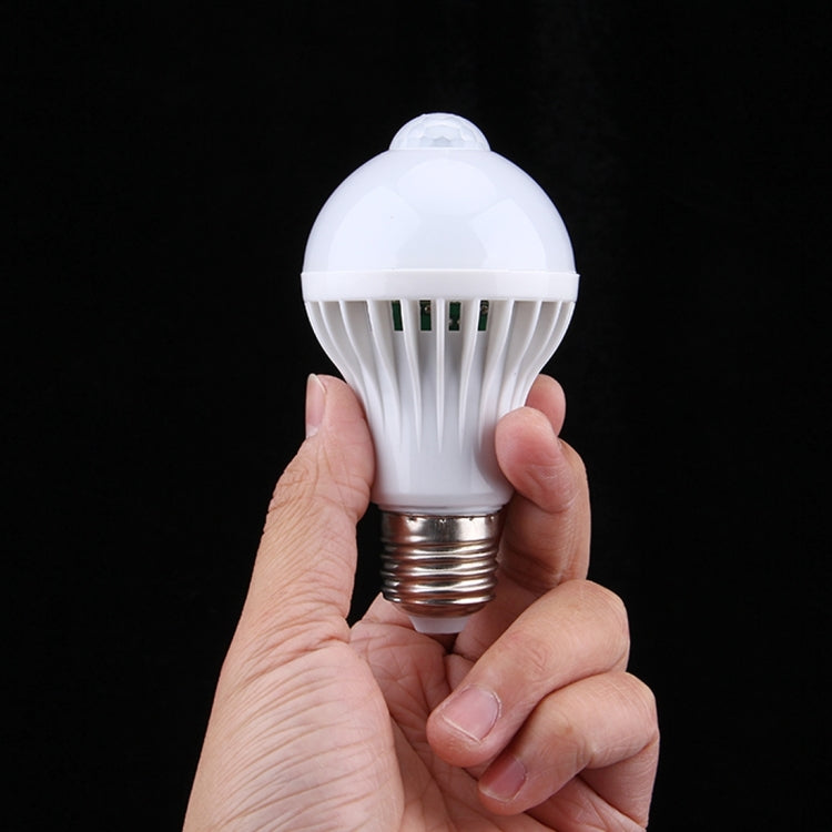 Sensor Distance: 4-6m, AC 85-265V, E27 9W White Light, E27 9W Warm White