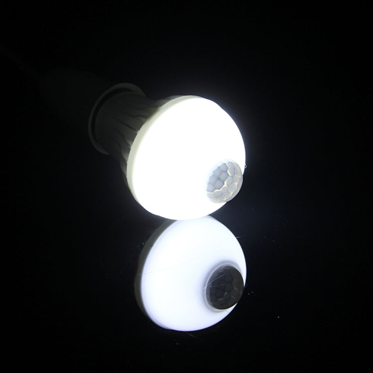 Sensor Distance: 4-6m, AC 85-265V, E27 9W White Light, E27 9W Warm White