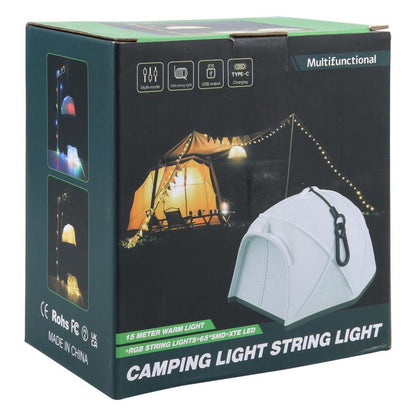 KXK-505 Multifunctional Tent Camping Llight with 15m String Light, KXK-505