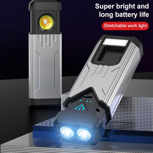 KXK-886 IP44 Waterproof Work Light 3 Color Temperature COB Emergency Flashlight, KXK-886