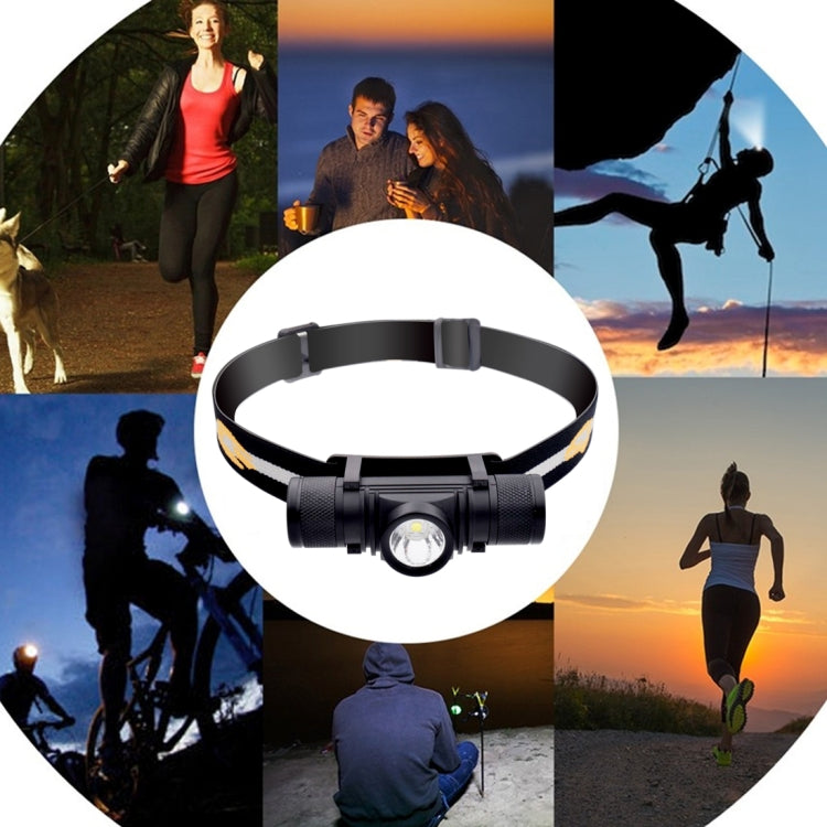 1200 LM USB Charging Adjustable Outdoor LED Headlight, D10