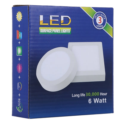 12cm 30 LEDs SMD 2835, AC 85-265V, 6W Warm White Light