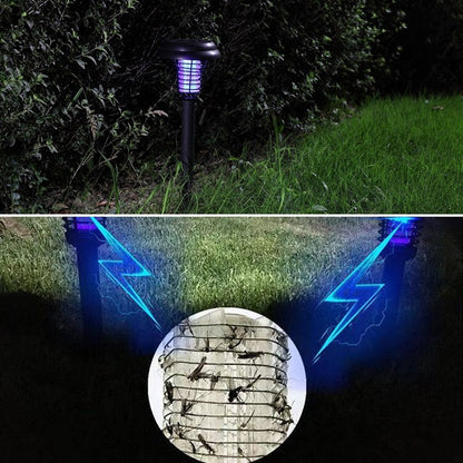 مصباح LED يعمل بالطاقة الشمسية لقتل البعوض والآفات، مناسب لحديقة المزرعة، ومصباح المناظر الطبيعية، ومقاوم للماء IP44