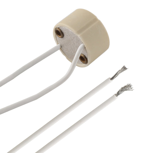 GU10 Ceramic Lamp Holder Socket Base Adapter Wire Connector, Cable Length: 12cm, GU10